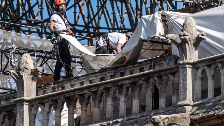 Renovierungsarbeiten an Notre-Dame