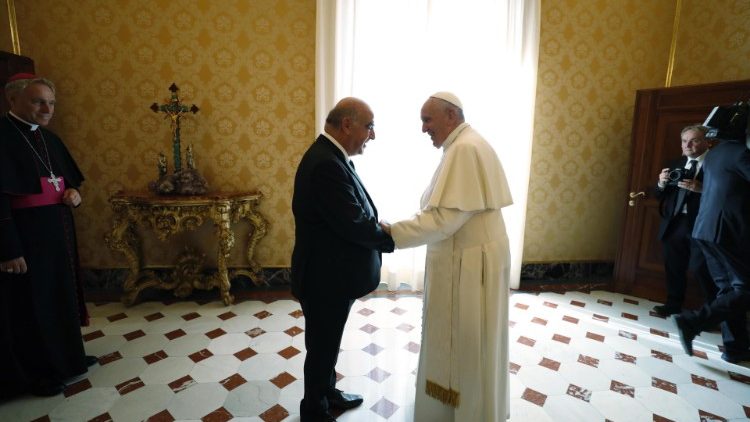 Papst und Präsident an diesem Montag im Vatikan