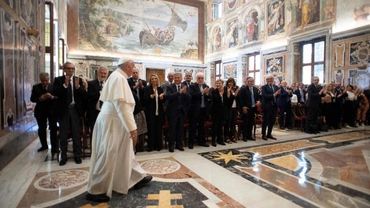 Popiežiaus audiencija italams gydytojams
