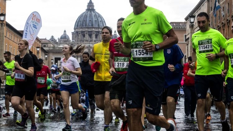 रोम में मैराथन दौड़