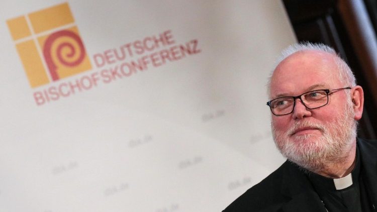 Die Deutsche Bischofskonferenz tagt in Fulda - hier Kardinal Marx bei der Auftaktpressekonferenz