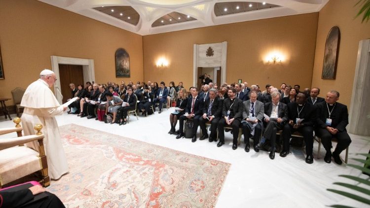 Audience du Pape avec les participants du congrès de la Fédération internationale des universités catholiques