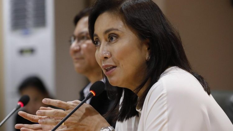 Vizepräsidentin Leni Robredo spricht über neue Pläne zur Bekämpfung des illegalen Drogenhandels