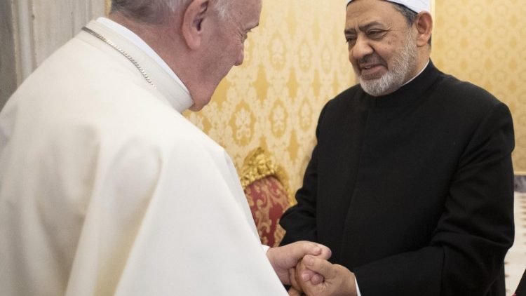 Papież Franiszek i imam Al-Azhar 