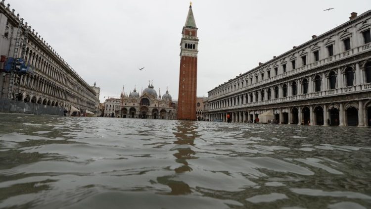 Flut in Venedig
