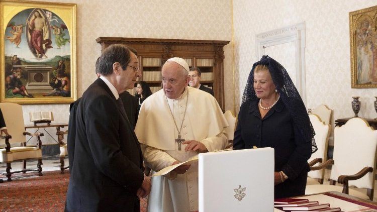 Zyperns Präsident beim Papst