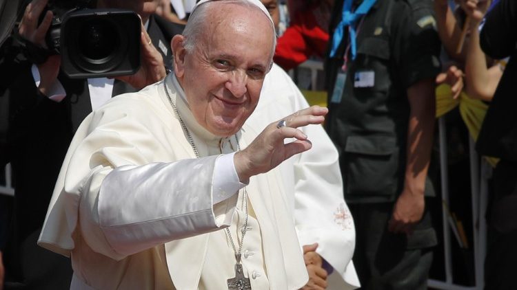 Påven tar avsked i Thailand
