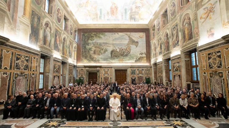 Папа с представителями Католического объединения кинопроката