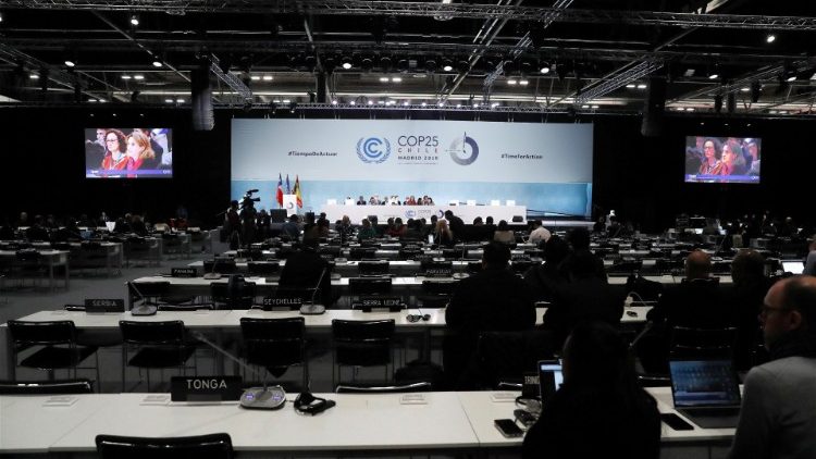 La salle de réunion de la COP25.