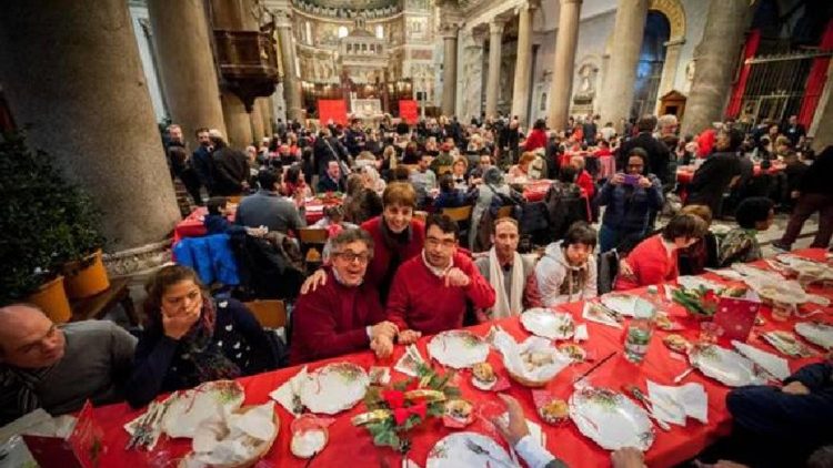 Pranzo di Natale della Comunità di Sant'Egidio 