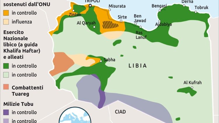 Libia: il controllo del territorio 