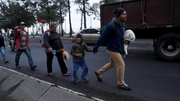Karavana migranata na putu prema Meksiku (Gvatemala, 18. siječnja 2020.)