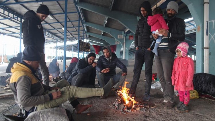 Profughi siriani rifugiati a Edirne, Turchia