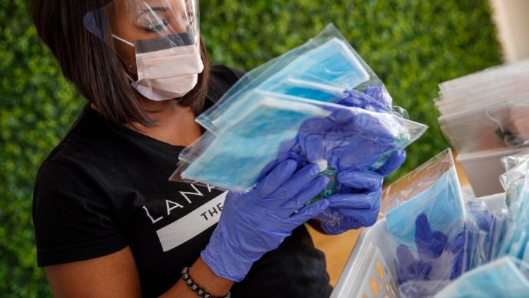 Locals shop for hand sanitizer, rubber gloves and face masks as coronavirus spreads