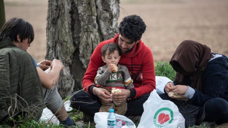 Migrantai prie Graikijos ir Turkijos pasienio