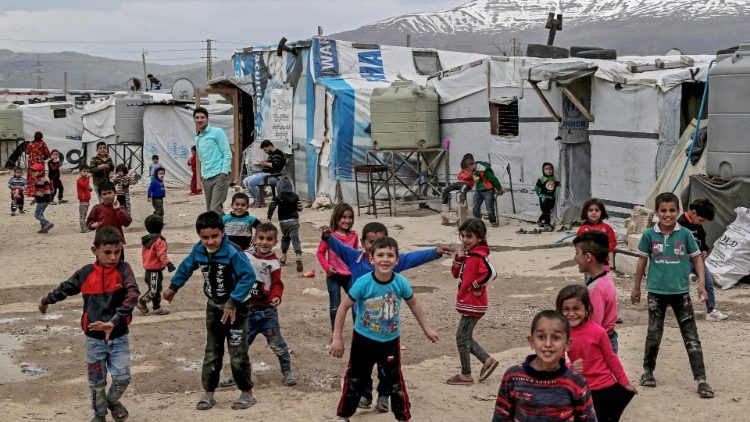 Sirijska djeca u izbjegličkom kampu