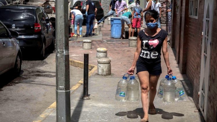 Lack of water during Coronavirus crisis in Venezuela