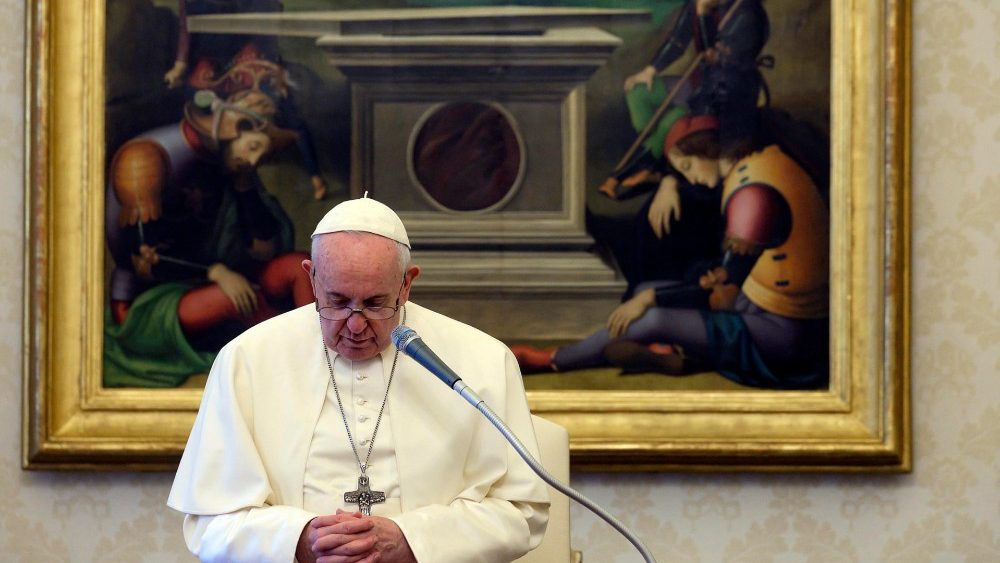 Папа падчас агульнай аўдыенцыі ў Ватыкане