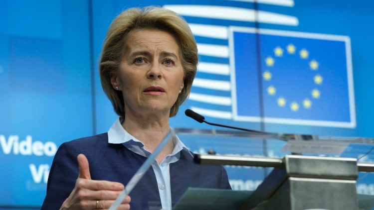 Predsedníčka Európskej komisie Ursula von der Leyen (apr. 2020)