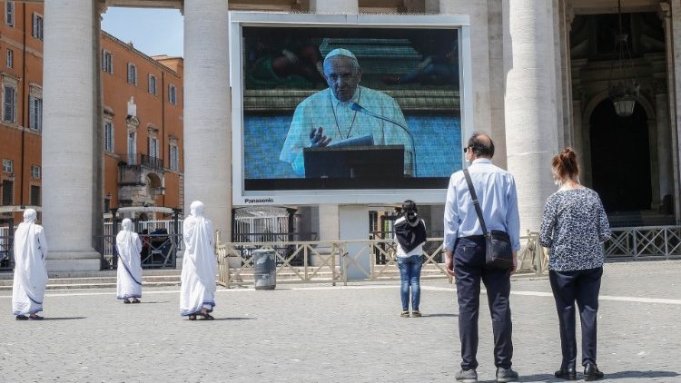Папа Франциск на неделната молитва "Царице Небесна" на 24 май 2020