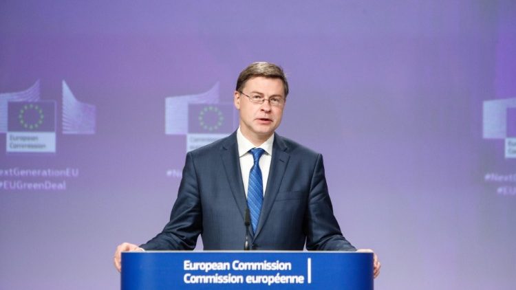 Il vicepresidente della Commissione Europea, Valdis Dombrovskis
