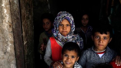 Crisi umanitaria nello Yemen , i bambini nel cuore del Papa