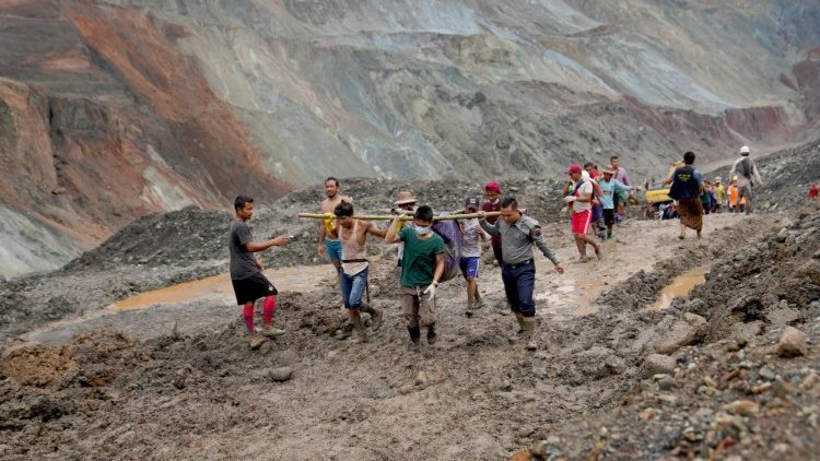 More than 100 people dead after jade mine landslide in Myanmar