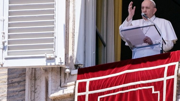 Påven Franciskus vid angelus 26 juli 2020