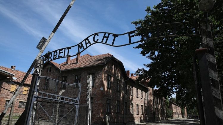 Ingresso del campo di concentramento di Auschwitz