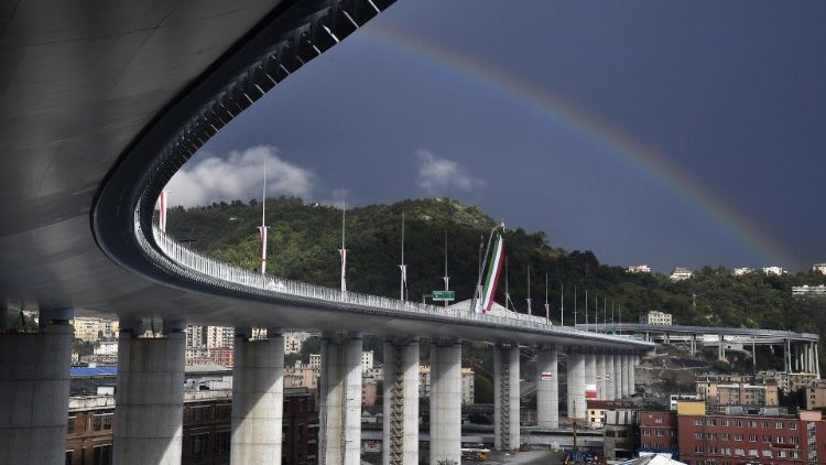Il nuovo ponte San Giorgio di Genova