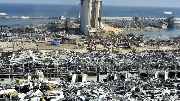 लेबनान की राजधानी बैरूथ में विस्फोट के बाद भयावह सन्नाटा, 06.08.2020