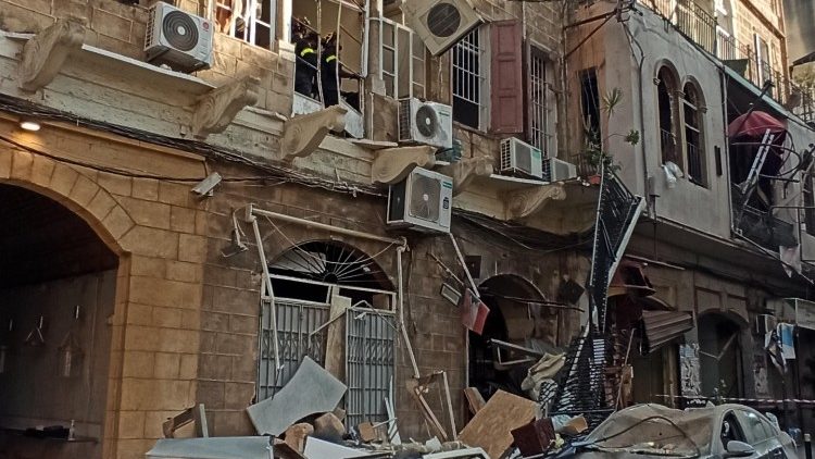 Quartier de Beyrouth ravagé par les explosions du 4 août 2020