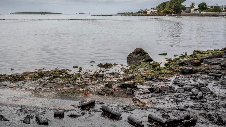 毛里求斯海域受漏油汙染