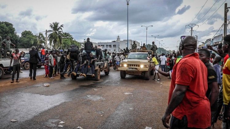 Militär am Dienstag auf den Straßen von Bamako