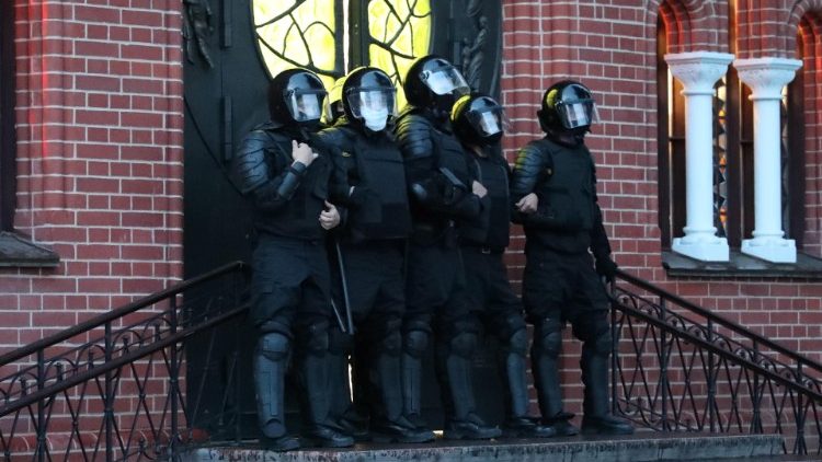 Polizeieinsatz in Minsk bei Protesten gegen die Regierung