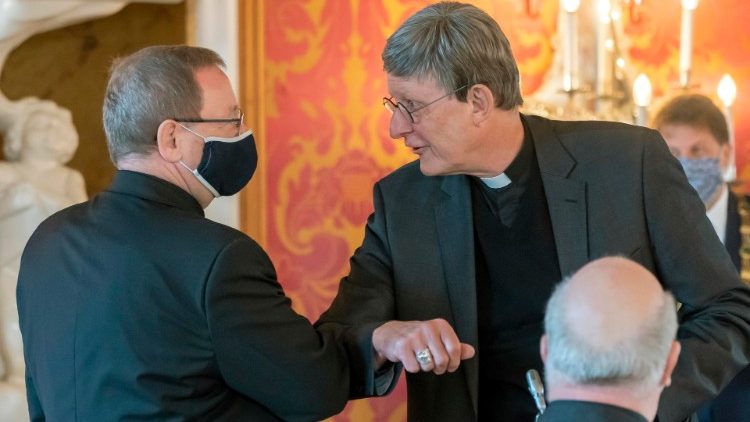 Bischof Bätzing mit Kardinal Woelki an diesem Dienstag in Fulda