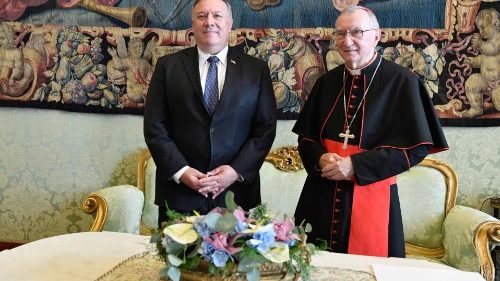 US-Außenminister Pompeo im Vatikan: Gespräche mit Parolin und Gallagher
