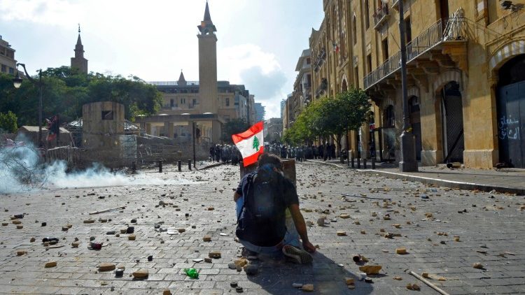 Beirut nach der Explosion am 4. August