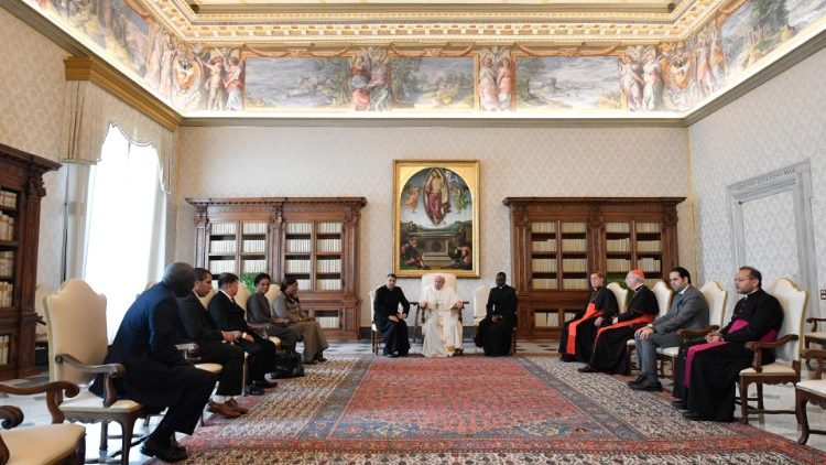 Popiežiaus audiencija „Zayed premijos už žmonijos brolybę“ žiuri nariams