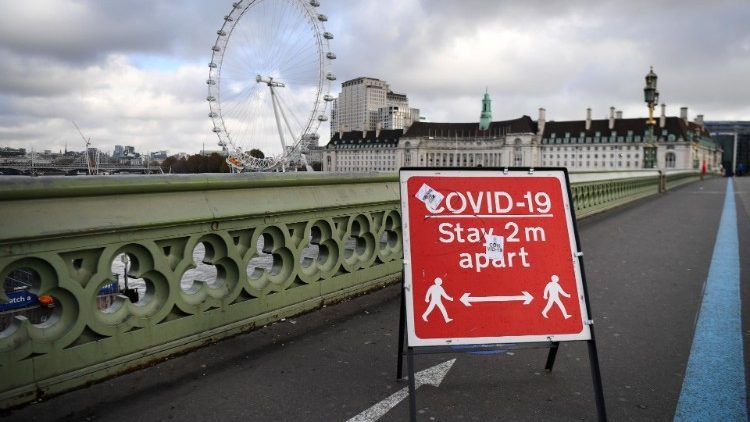 Le pont de  Westminster à Londres ce mardi 10 novembre. Second confinement en Grande Bretagne. 