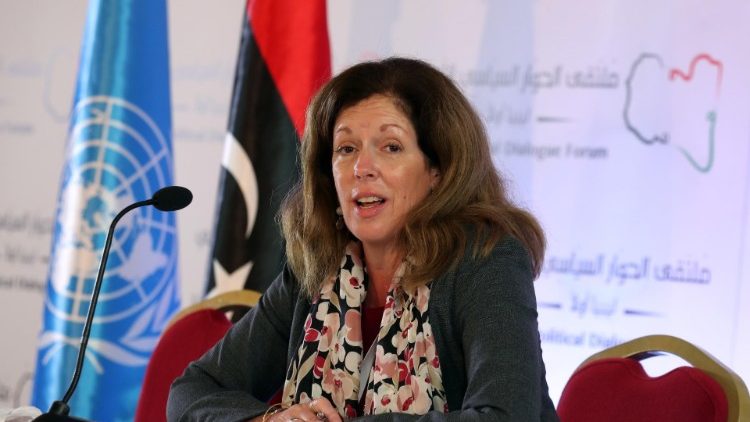 Специалният представител  на ООН Стефани Уилямс на Форума в Тунис. 11.11.2020