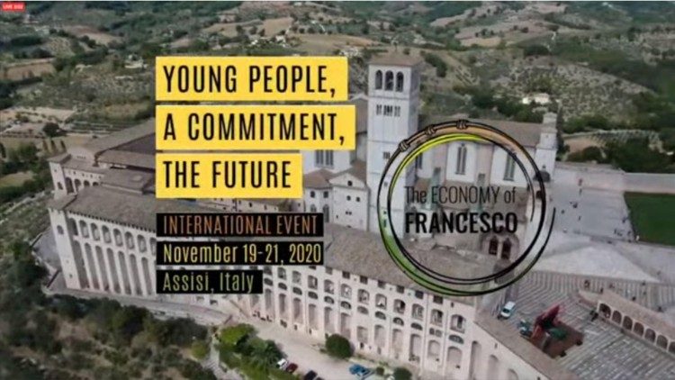 Snímka z Assisi s logom podujatia