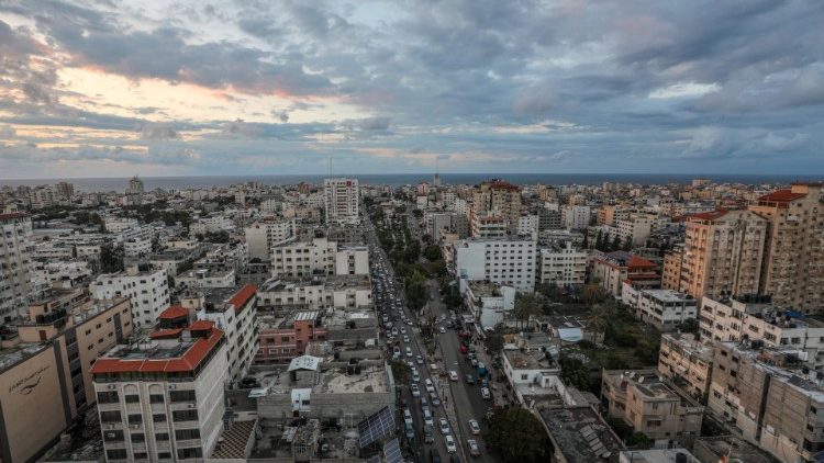 Une vue aérienne de Gaza, le 25 novembre 2020.