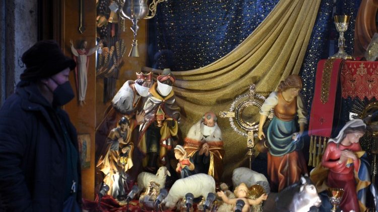 Corona-Weihnachten - auch die Heiligen Drei Könige tragen Maske