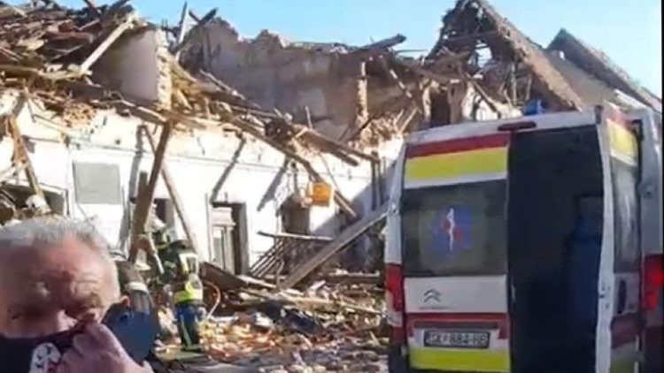 Terremoto in Croazia: edifici crollati a Petrinja