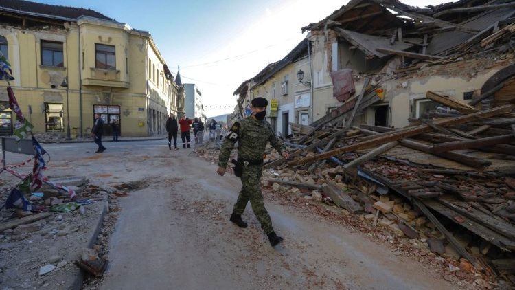 La ville de Petrinja, épicentre du séisme du 29 décembre 2020