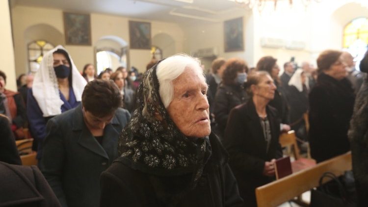 Syrian Christians attend Mass in Damascus, Syria