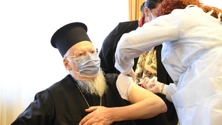 Patriaki Bartholomew I amepata chanjo ya dhidi ya  COVID-19 huko Instanbul