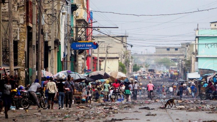 Un marché de Port-au-Prince, le 2 février 2021.