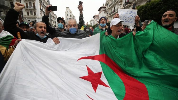En fvrier 2021, pour le deuxime anniversaire du Hirak. 